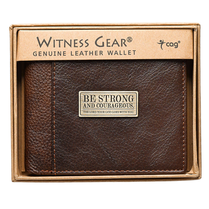 Wallet-Be Strong & Courageous