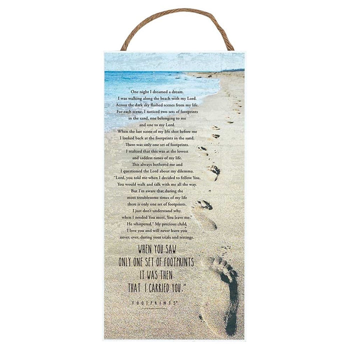 Plaque-Footprints-Full Poem — Christian Gifts Outlet plaque-footprints-full-poem-christian-gifts-outlet